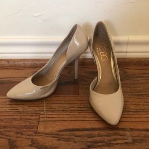 BCBG Paris nude pumps